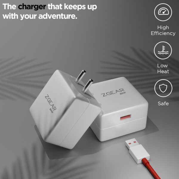 80W Super Fast Charger For OnePlus, Oppo, Xiaomi, Vivo, Realme, Honor - 5 Years Warranty - Image 3