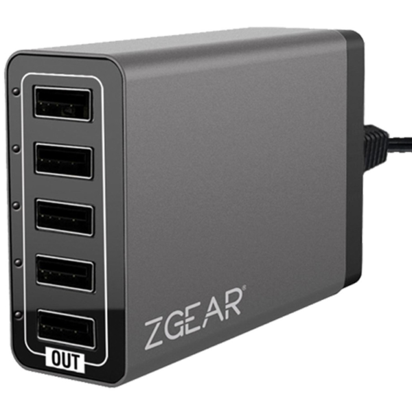 ZGEAR 5-Port USB Charging Station